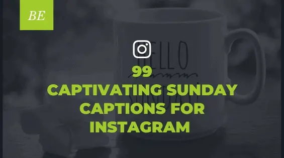 Looking for Some Fun Captions for Your Sunday Clicks? Allow My Ideas To Add Magic to Your IG Feed!